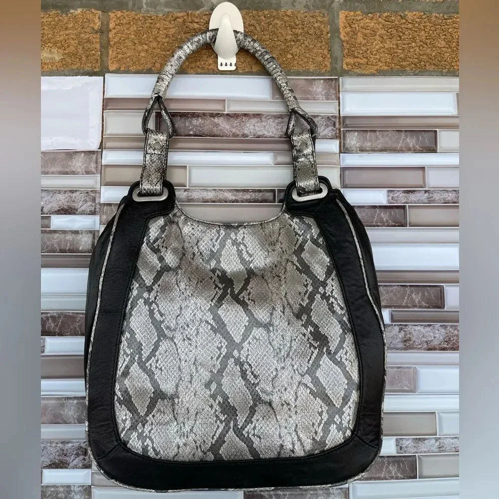 Malini Murjani Exotic snake tote